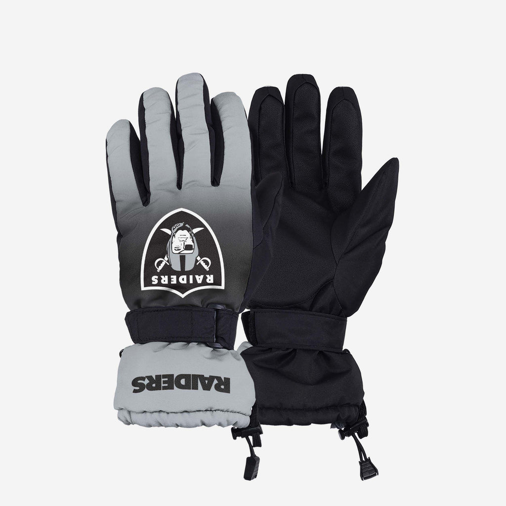 Las Vegas Raiders Gradient Big Logo Insulated Gloves FOCO S/M - FOCO.com