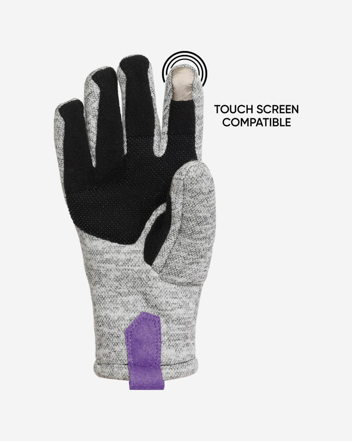 Minnesota Vikings Heather Grey Insulated Gloves FOCO - FOCO.com