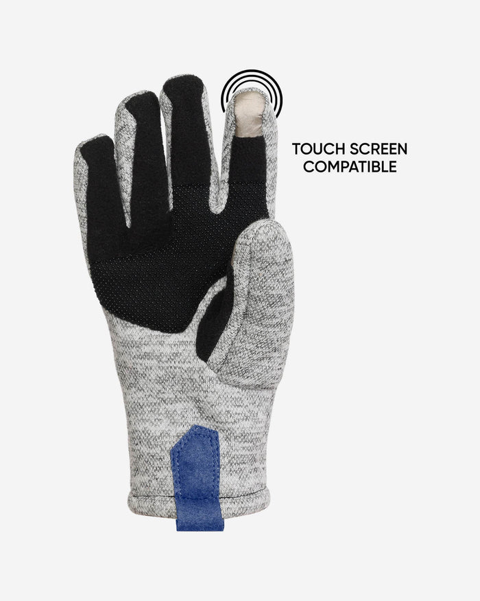 New York Giants Heather Grey Insulated Gloves FOCO - FOCO.com