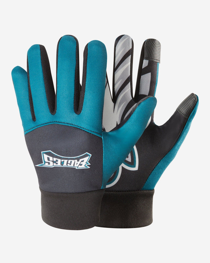 Philadelphia Eagles Palm Logo Texting Gloves FOCO - FOCO.com