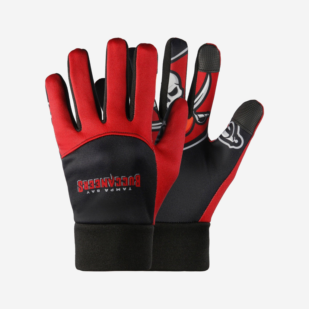 Tampa Bay Buccaneers Palm Logo Texting Gloves FOCO - FOCO.com