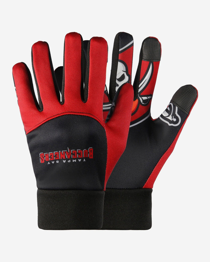 Tampa Bay Buccaneers Palm Logo Texting Gloves FOCO - FOCO.com