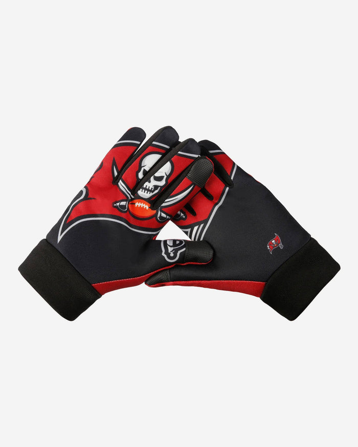 Tampa Bay Buccaneers Palm Logo Texting Gloves FOCO - FOCO.com