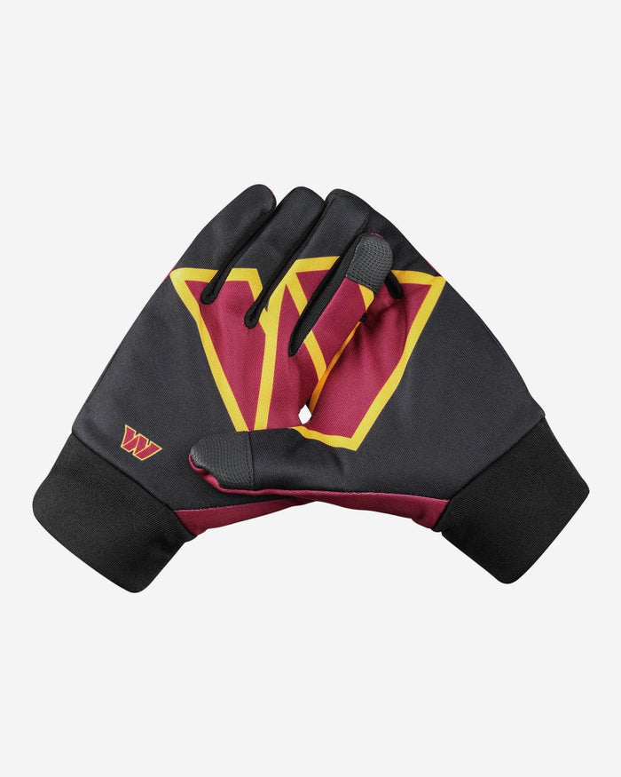 Washington Commanders Palm Logo Texting Gloves FOCO - FOCO.com