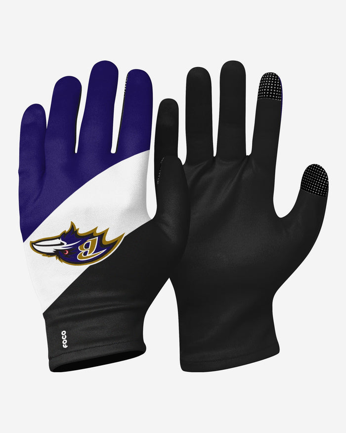 Baltimore Ravens 2 Pack Reusable Stretch Gloves FOCO - FOCO.com