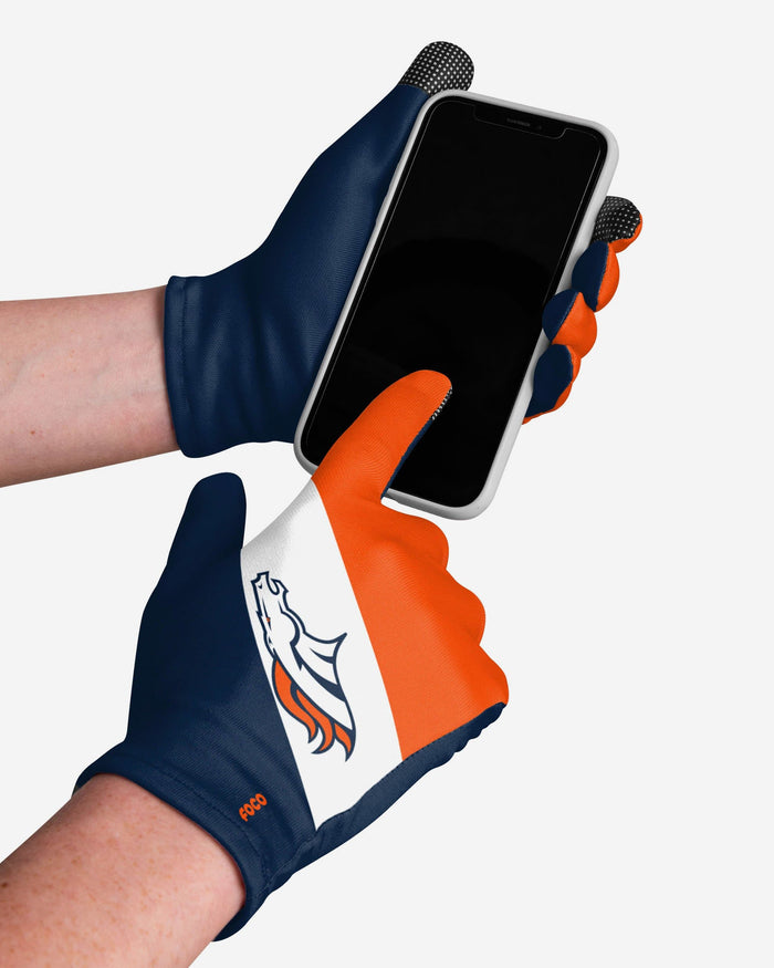 Denver Broncos 2 Pack Reusable Stretch Gloves FOCO - FOCO.com