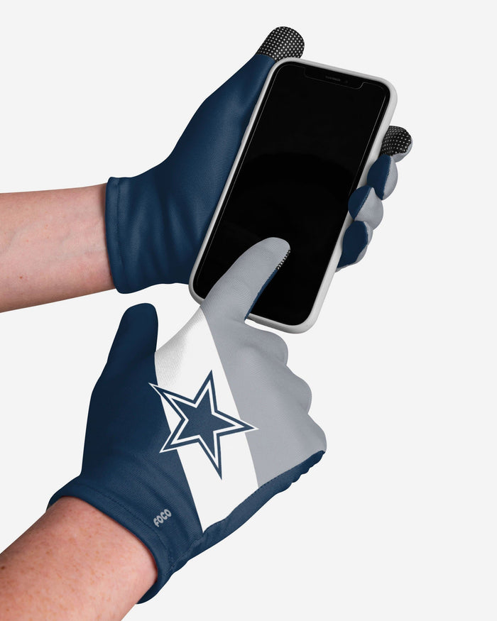 Dallas Cowboys 2 Pack Reusable Stretch Gloves FOCO - FOCO.com