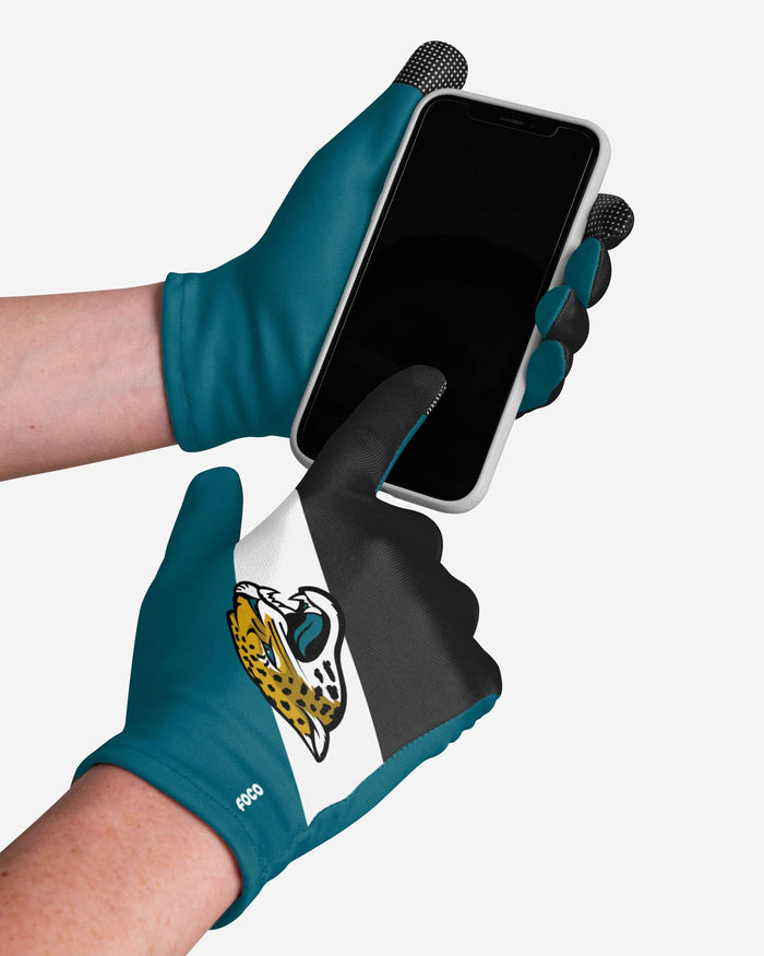 Jacksonville Jaguars 2 Pack Reusable Stretch Gloves FOCO - FOCO.com