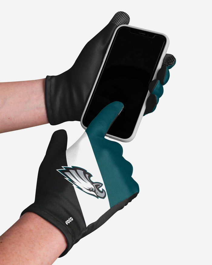 Philadelphia Eagles 2 Pack Reusable Stretch Gloves FOCO - FOCO.com