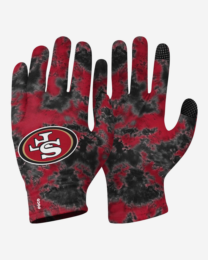 San Francisco 49ers 2 Pack Reusable Stretch Gloves FOCO - FOCO.com