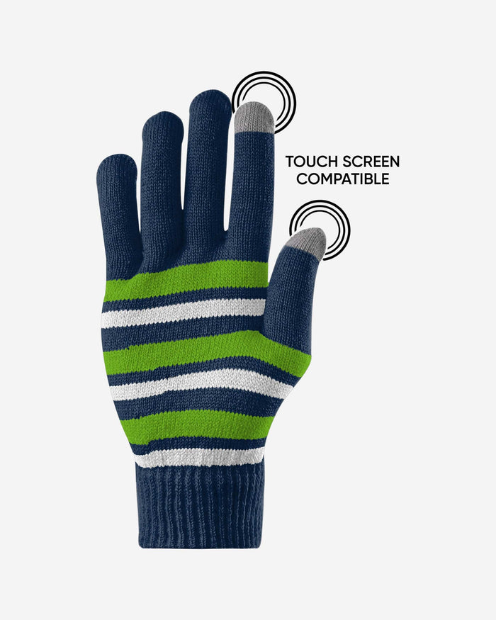 Seattle Seahawks Stretch Gloves FOCO - FOCO.com