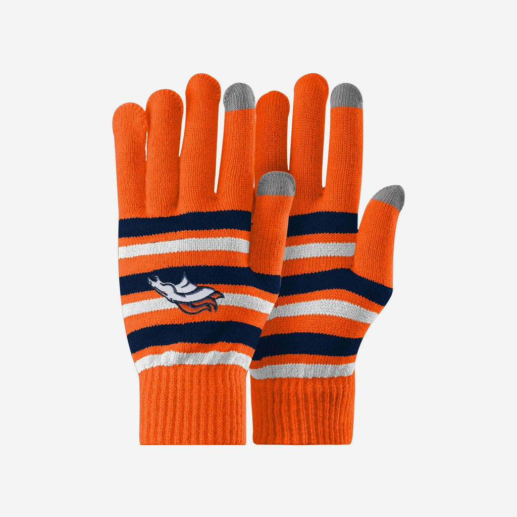 Denver Broncos Stretch Gloves FOCO - FOCO.com