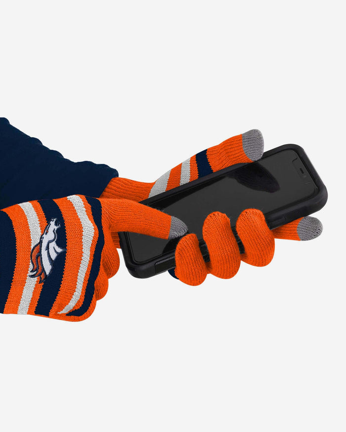 Denver Broncos Stretch Gloves FOCO - FOCO.com