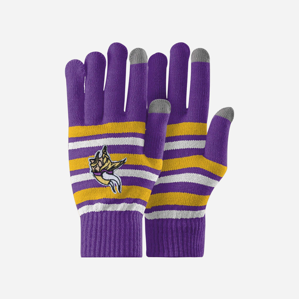 Minnesota Vikings Stretch Gloves FOCO - FOCO.com