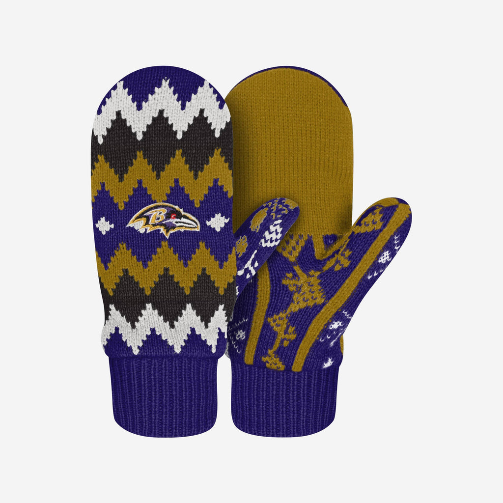 Baltimore Ravens Mittens FOCO - FOCO.com