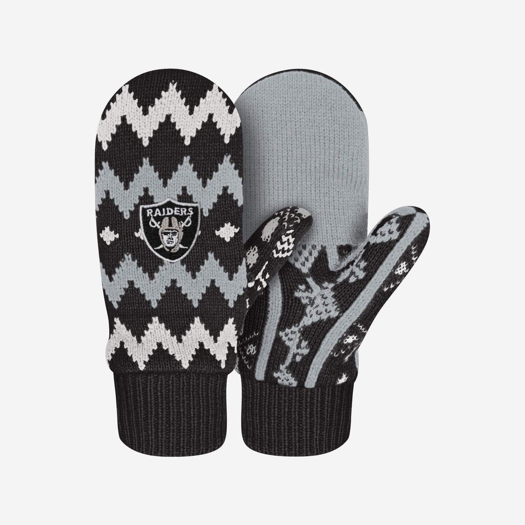 Las Vegas Raiders Mittens FOCO - FOCO.com