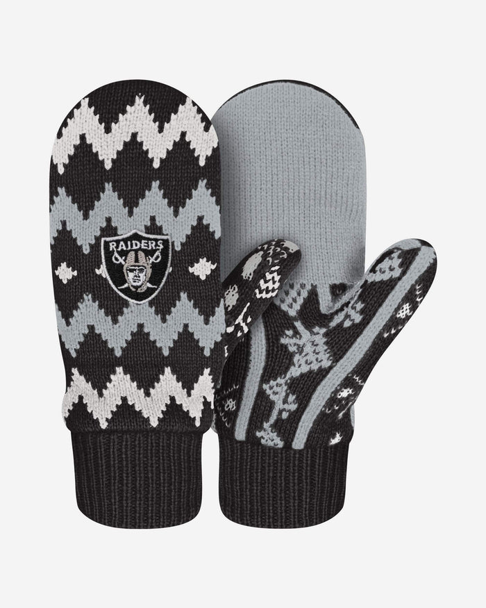 Las Vegas Raiders Mittens FOCO - FOCO.com