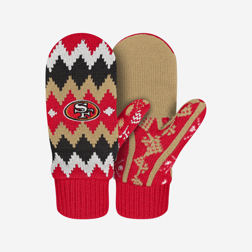 San Francisco 49ers Mittens FOCO - FOCO.com