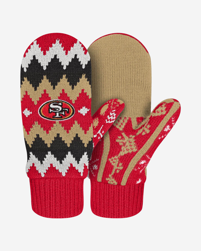 San Francisco 49ers Mittens FOCO - FOCO.com