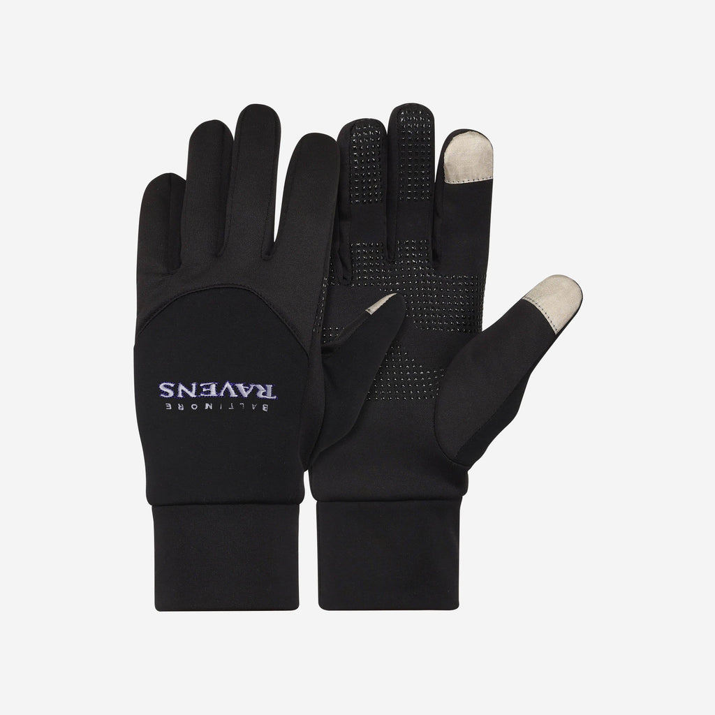 Baltimore Ravens Wordmark Neoprene Texting Gloves FOCO - FOCO.com