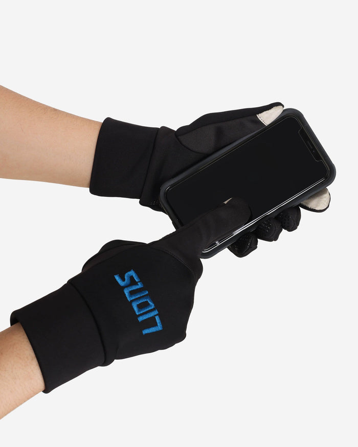 Detroit Lions Wordmark Neoprene Texting Gloves FOCO - FOCO.com