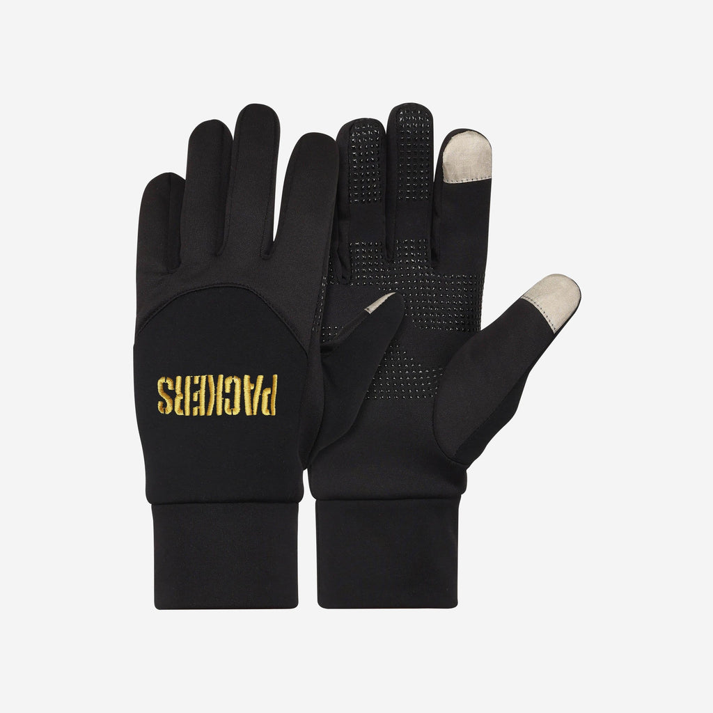 Green Bay Packers Wordmark Neoprene Texting Gloves FOCO - FOCO.com