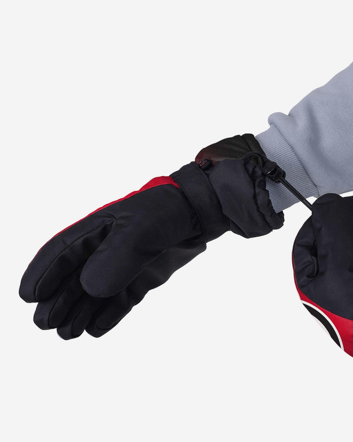 New Jersey Devils Gradient Big Logo Insulated Gloves FOCO - FOCO.com