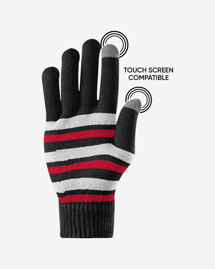 Chicago Blackhawks Stretch Gloves FOCO - FOCO.com