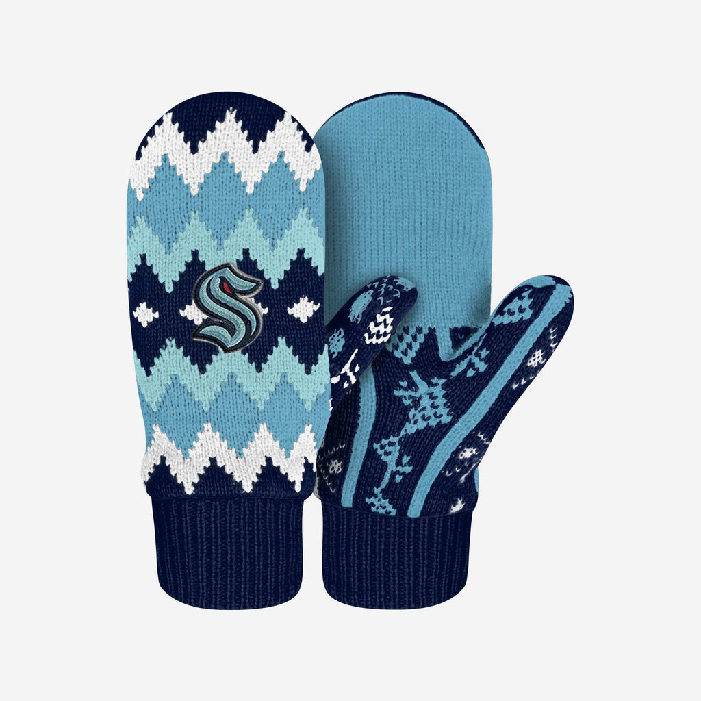 Seattle Kraken Mittens FOCO - FOCO.com