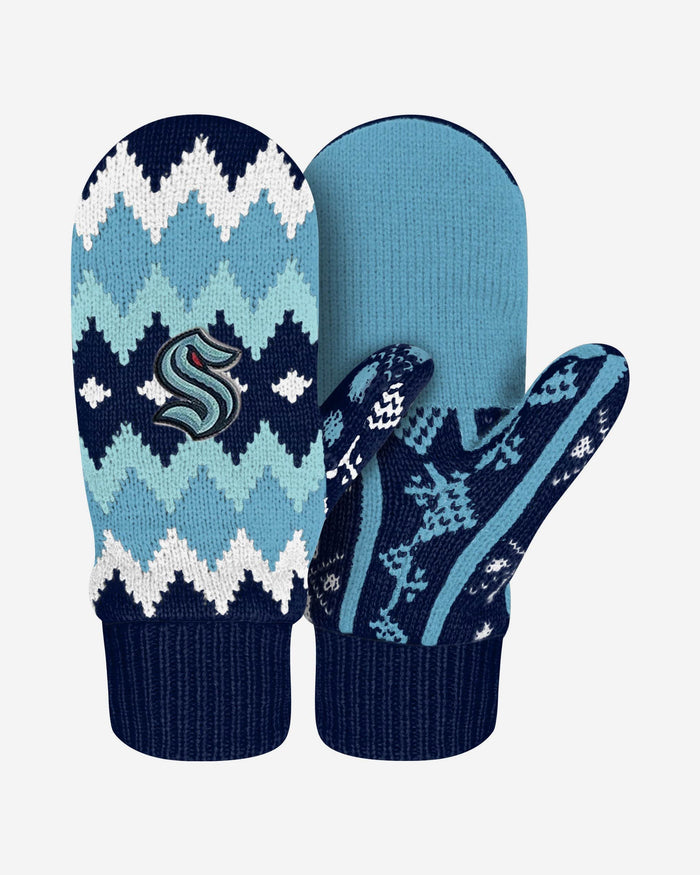 Seattle Kraken Mittens FOCO - FOCO.com
