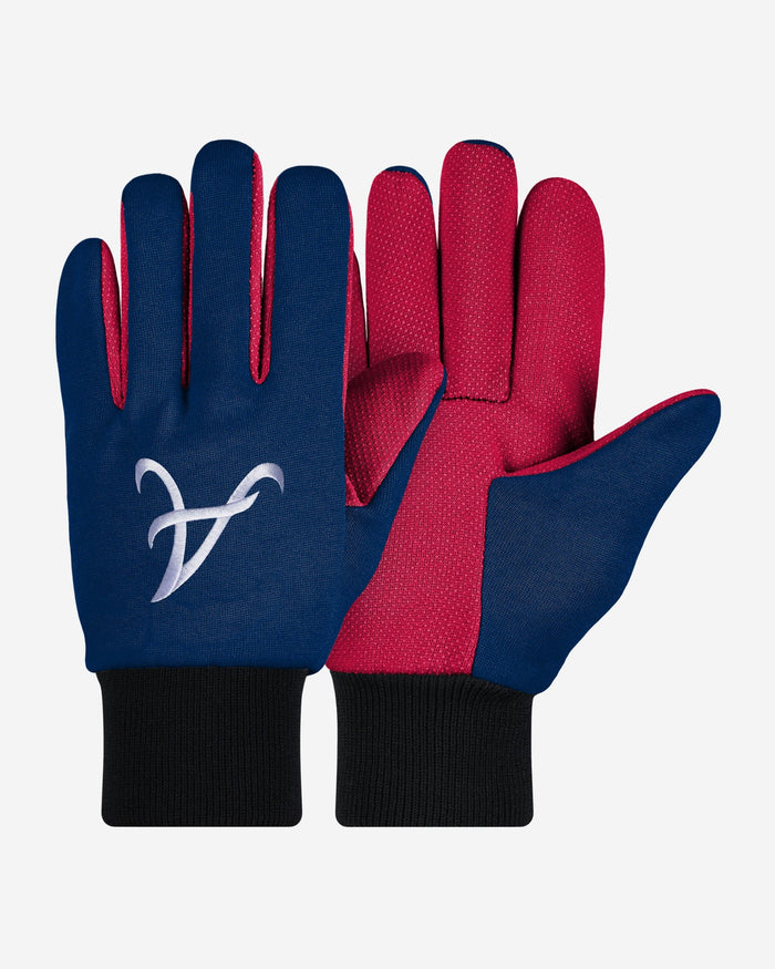 Atlanta Braves Colored Palm Utility Gloves FOCO - FOCO.com