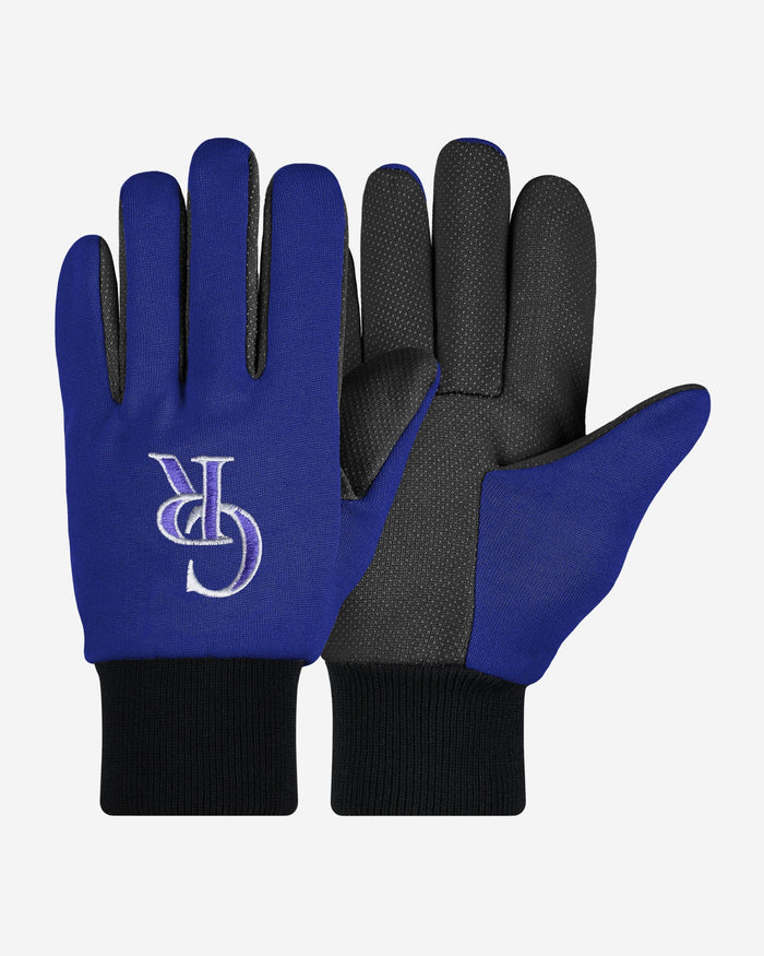 Colorado Rockies Colored Palm Utility Gloves FOCO - FOCO.com