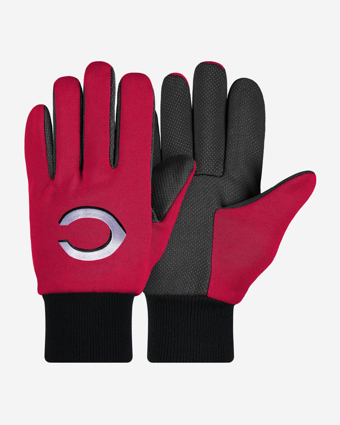 Cincinnati Reds Colored Palm Utility Gloves FOCO - FOCO.com