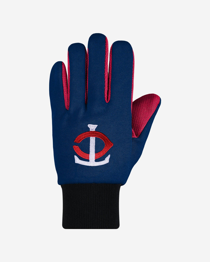 Minnesota Twins Colored Palm Utility Gloves FOCO - FOCO.com