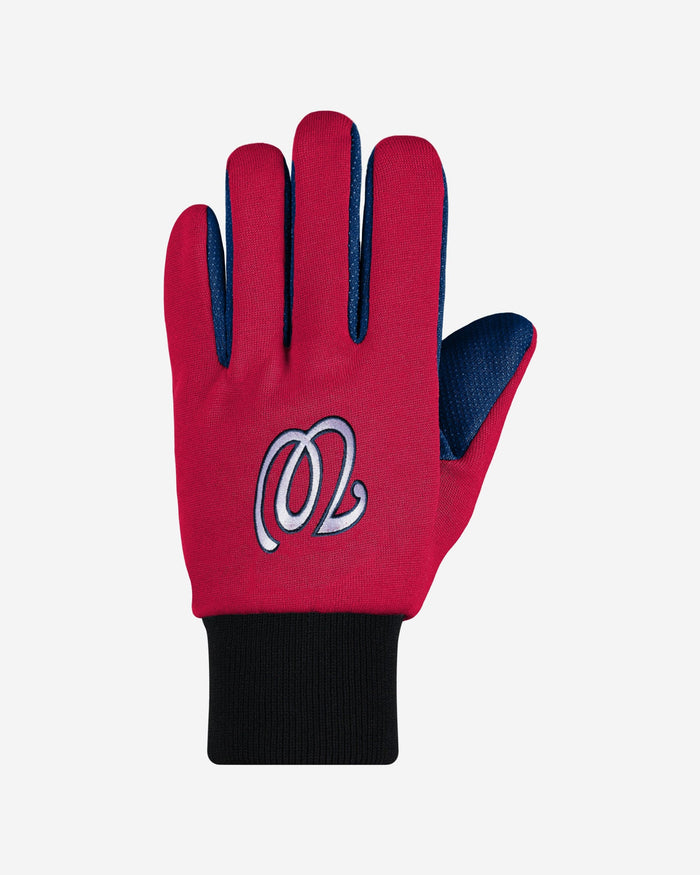 Washington Nationals Colored Palm Utility Gloves FOCO - FOCO.com