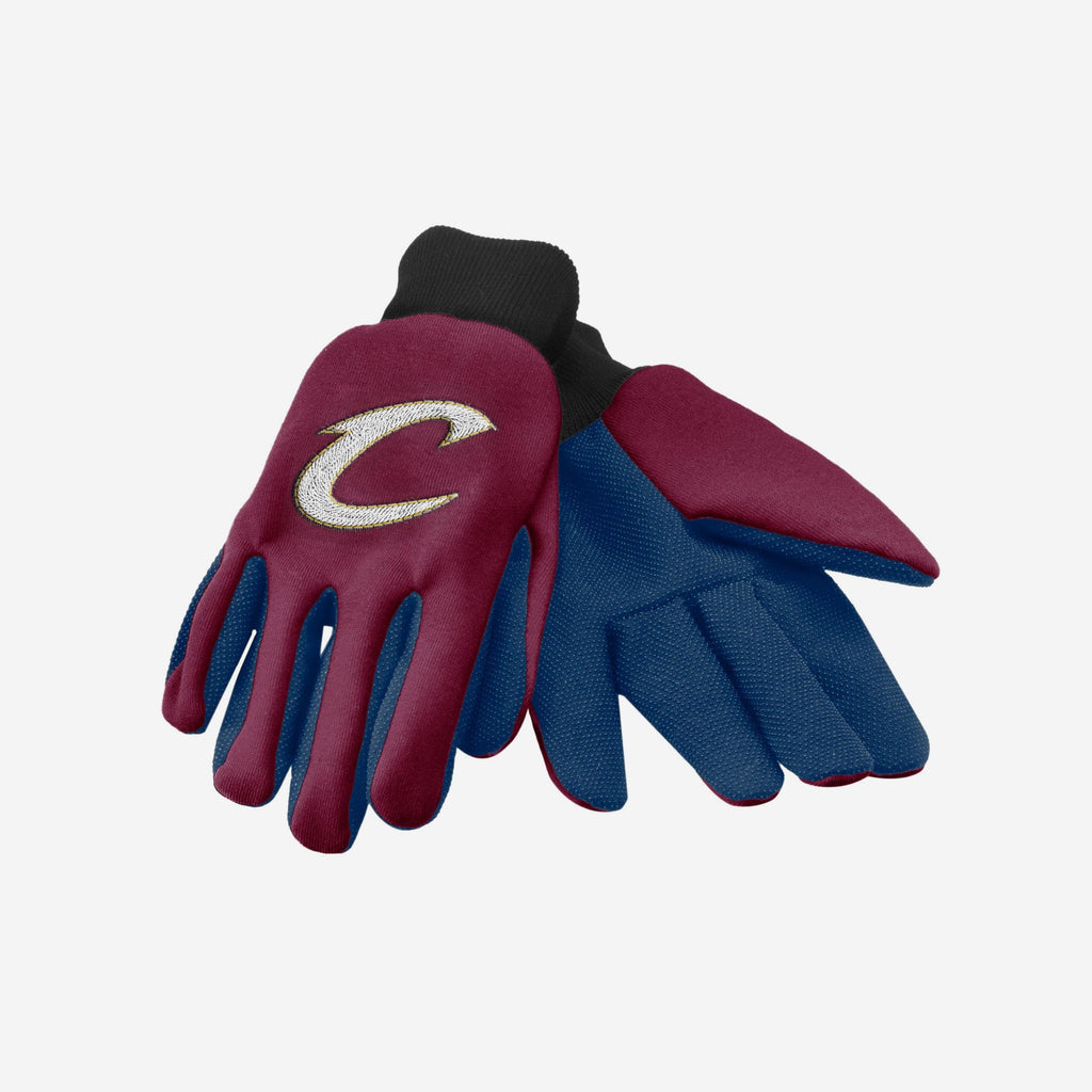 Cleveland Cavaliers Colored Palm Utility Gloves FOCO - FOCO.com