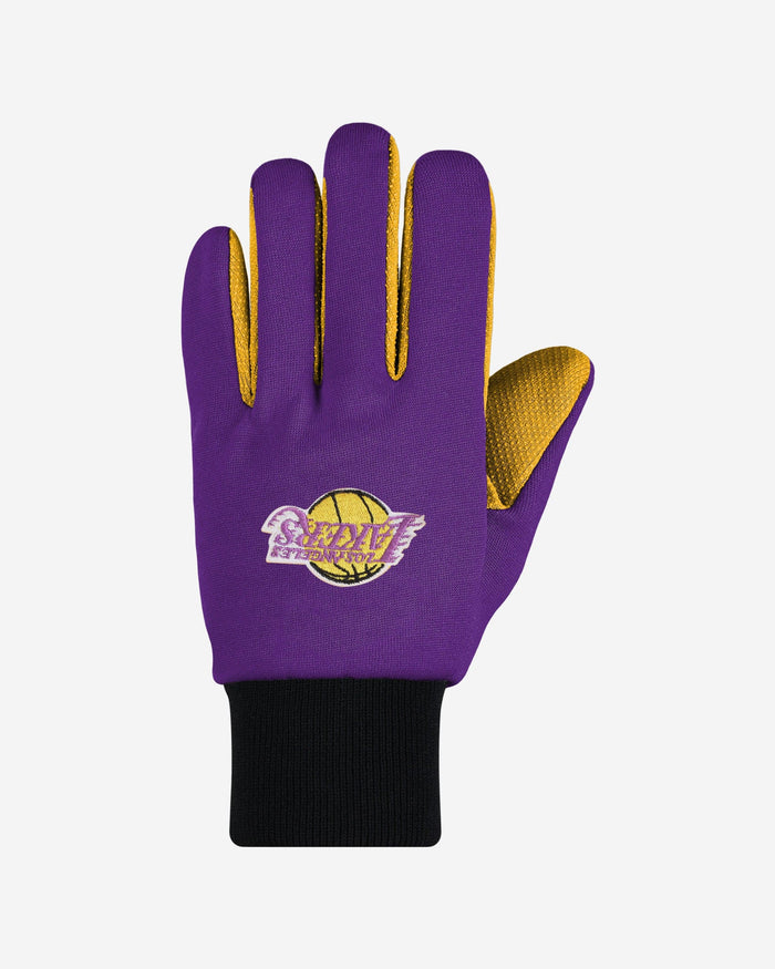 Los Angeles Lakers Colored Palm Utility Gloves FOCO - FOCO.com