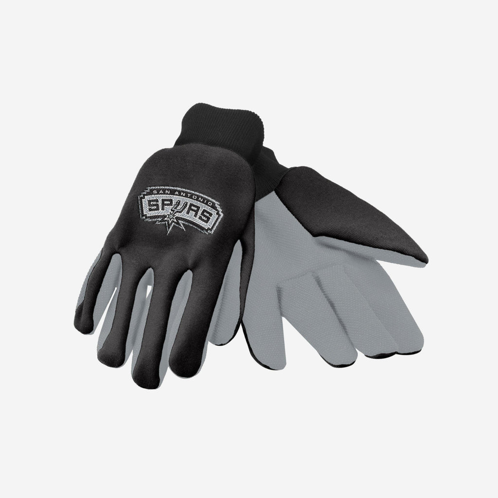 San Antonio Spurs Colored Palm Utility Gloves FOCO - FOCO.com