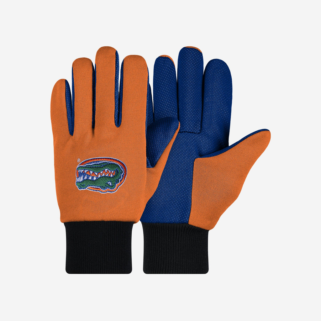 Florida Gators Colored Palm Utility Gloves FOCO - FOCO.com