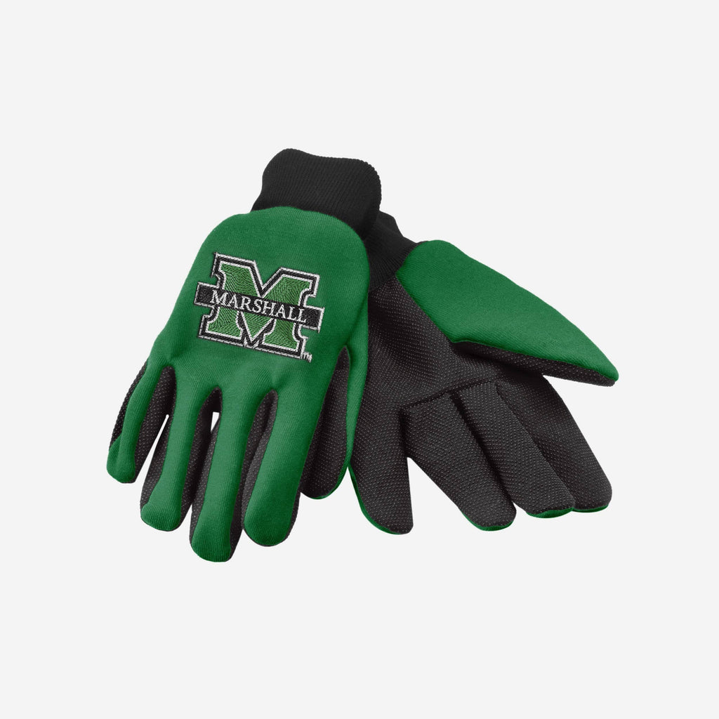 Marshall Thundering Herd Colored Palm Utility Gloves FOCO - FOCO.com