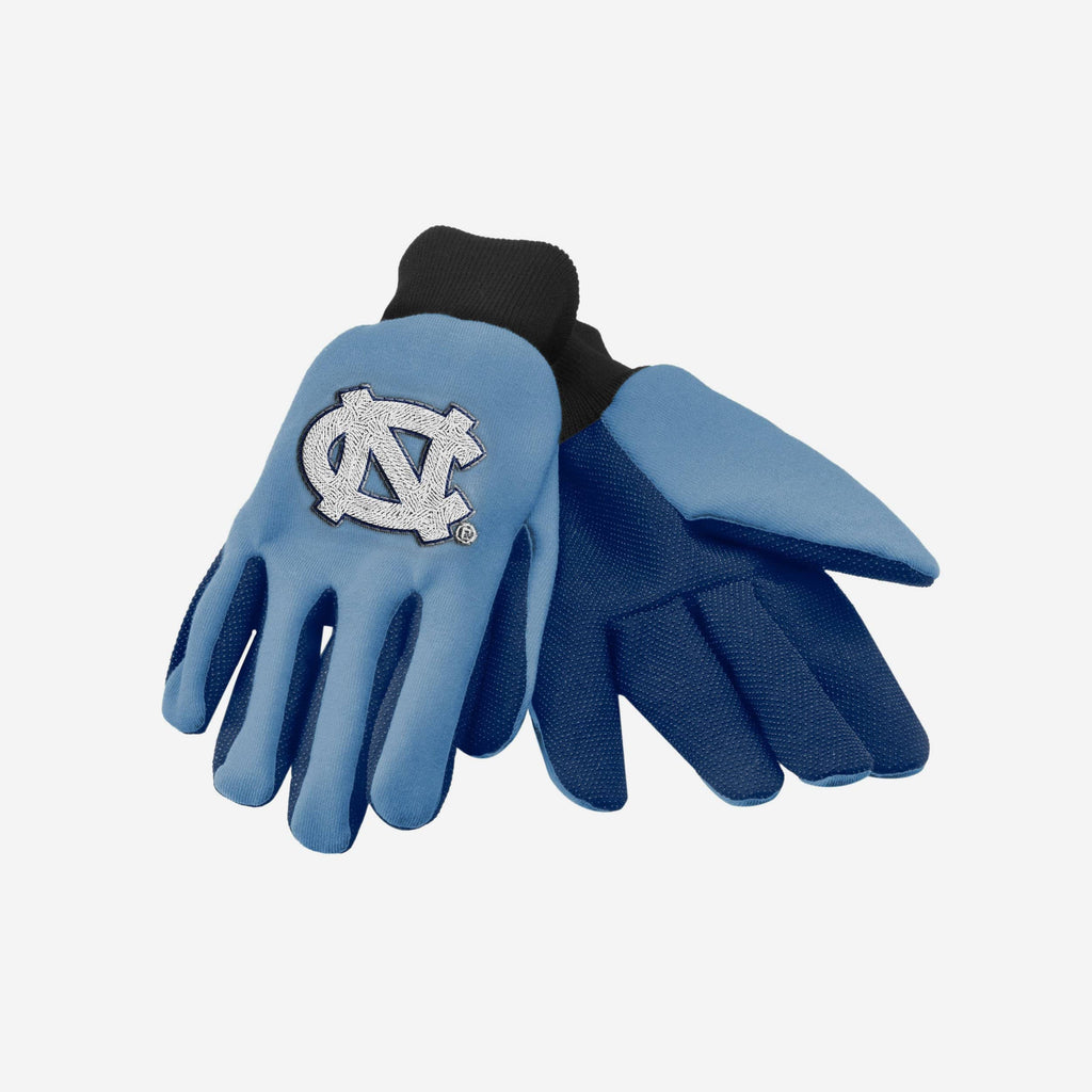 North Carolina Tar Heels Colored Palm Utility Gloves FOCO - FOCO.com