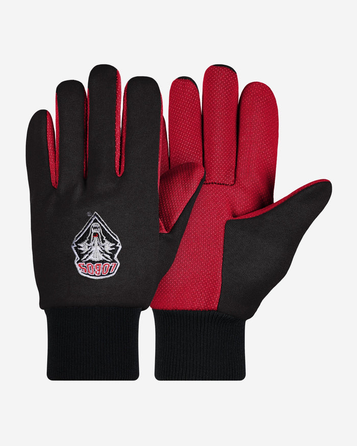 New Mexico Lobos Colored Palm Utility Gloves FOCO - FOCO.com