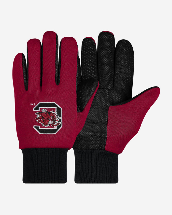South Carolina Gamecocks Colored Palm Utility Gloves FOCO - FOCO.com
