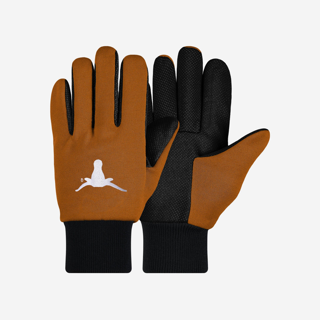 Texas Longhorns Colored Palm Utility Gloves FOCO - FOCO.com