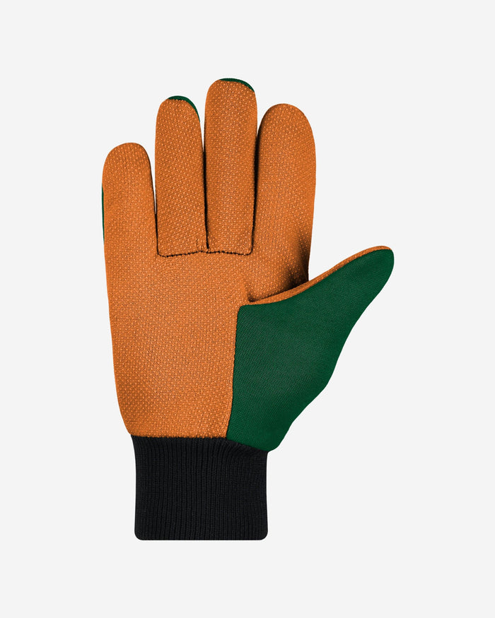 Miami Hurricanes Colored Palm Utility Gloves FOCO - FOCO.com