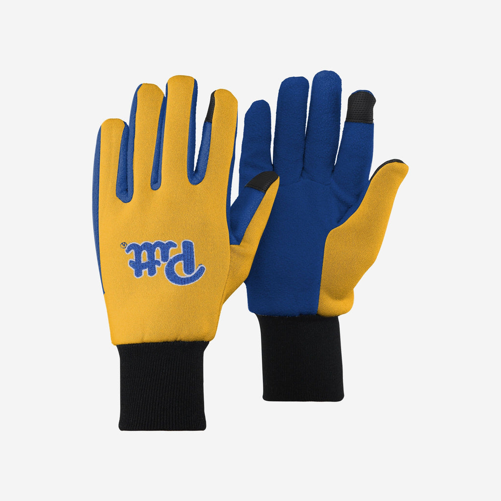 Pittsburgh Panthers Colored Texting Utility Gloves FOCO - FOCO.com