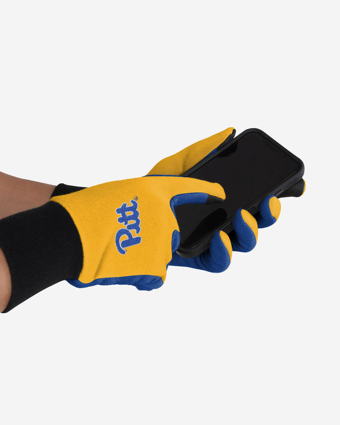 Pittsburgh Panthers Colored Texting Utility Gloves FOCO - FOCO.com