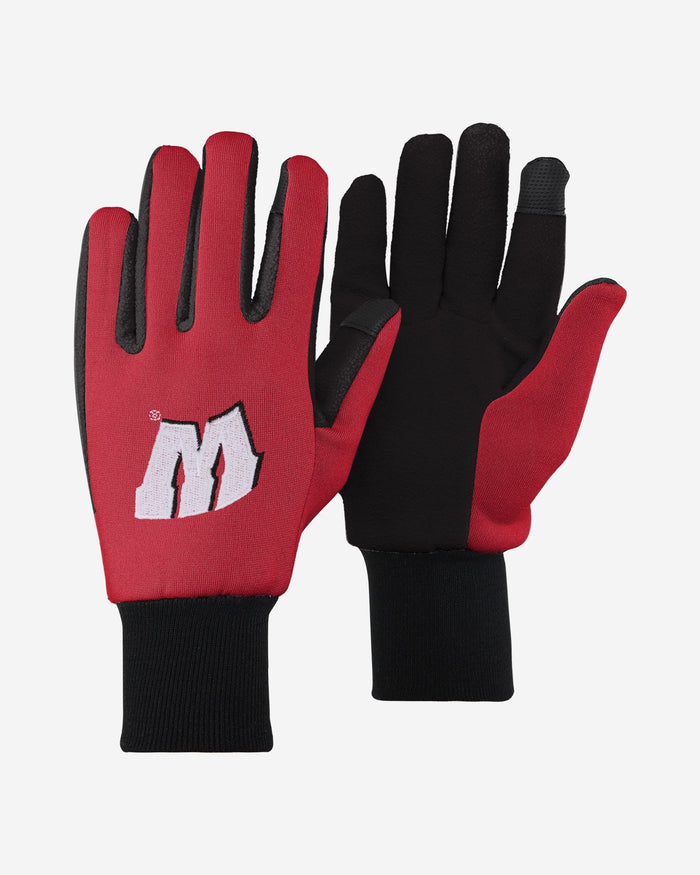 Wisconsin Badgers Colored Texting Utility Gloves FOCO - FOCO.com