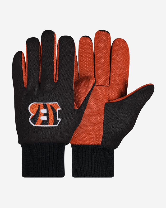 Cincinnati Bengals Colored Palm Utility Gloves FOCO - FOCO.com