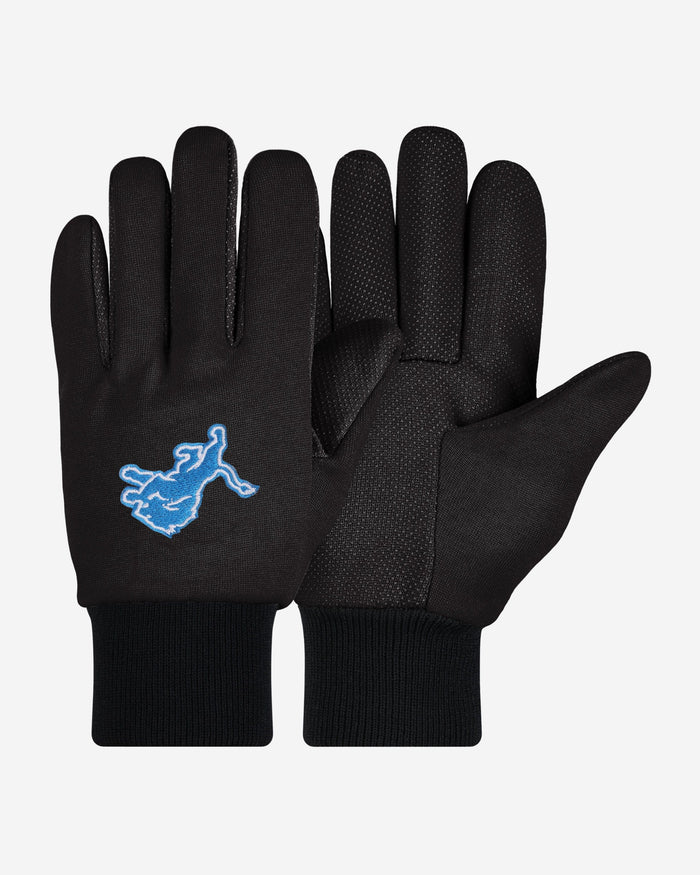 Detroit Lions Colored Palm Work Gloves FOCO - FOCO.com